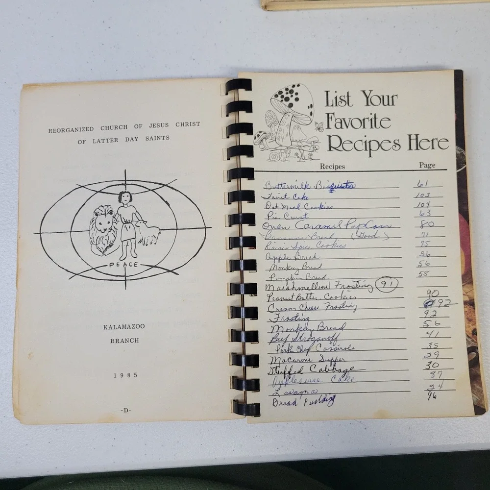 Butter n Love Recipes Church of Jesus Christ of Latter‎ Day Saints 1985
